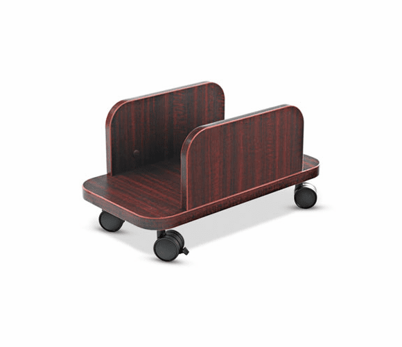 ALEVA311220MY Valencia Series Mobile CPU Cart, 10-1/4w x 19d x 9-1/2h, Mahogany By ALERA