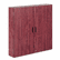 ALEVA314848MC Valencia Series Presentation Cabinet, 47-1/4w x 4-3/4d x 47-1/4h, Medium Cherry By ALERA