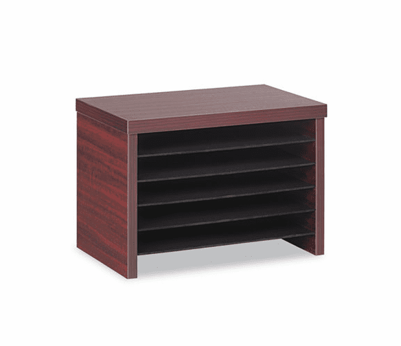 ALEVA316012MY Valencia Under Counter File Organizer Shelf, 15-3/4w x 9-3/4d x 10-3/4h,Mahogany By ALERA