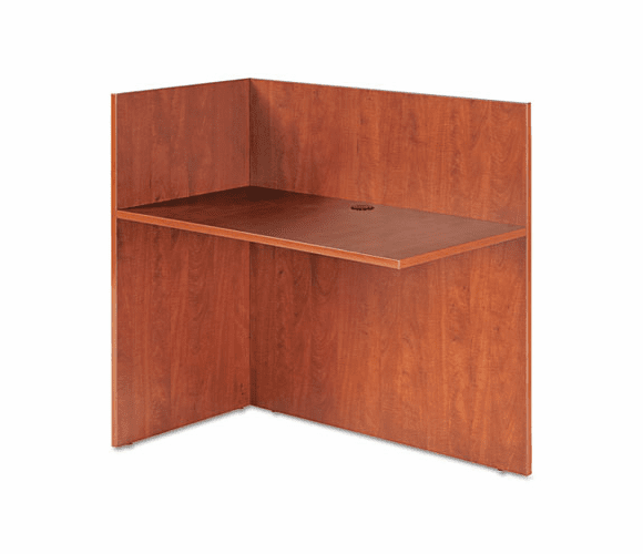 ALEVA324424MC Valencia Reversible Reception Return, 44w x 23-5/8d x 41-1/2h, Medium Cherry By ALERA
