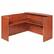 ALEVA324424MC Valencia Reversible Reception Return, 44w x 23-5/8d x 41-1/2h, Medium Cherry By ALERA