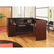ALEVA327236MY Valencia Series Reception Desk w/Counter, 71w x 35-1/2d x 44-3/4h, Mahogany By ALERA