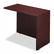 ALEVA354220MY Valencia Series Reversible Return/Bridge Shell, 39-1/2w x 20d, Mahogany By ALERA