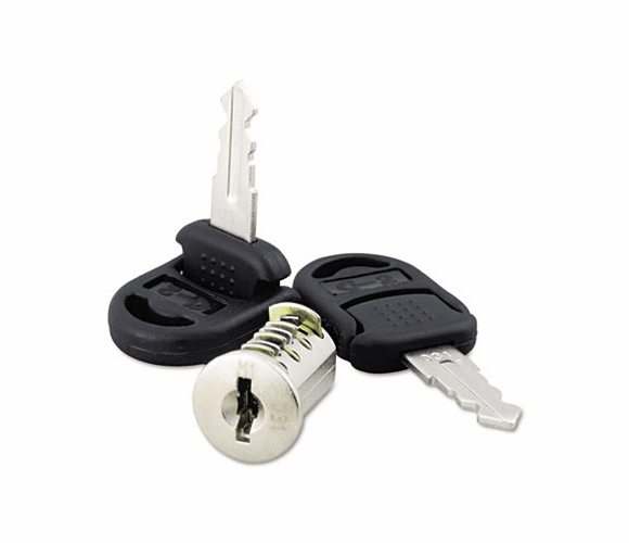 ALEVA501111 Core Removable Lock and Key Set, Silver, Two Keys/Set By ALERA