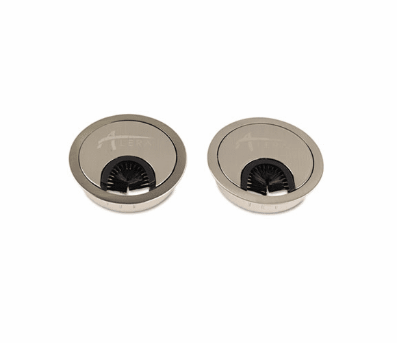ALEVA503333 Valencia Series Optional Grommets, Silver Metal, Pack/2 By ALERA