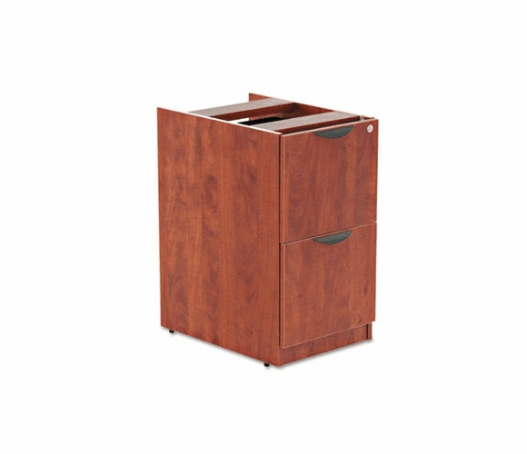 ALEVA542822MC Valencia File/File Drawer Full Pedestal, 15-5/8 x 20-1/2 x 28-1/2, Medium Cherry By ALERA