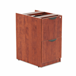 ALEVA542822MC Valencia File/File Drawer Full Pedestal, 15-5/8 x 20-1/2 x 28-1/2, Medium Cherry By ALERA