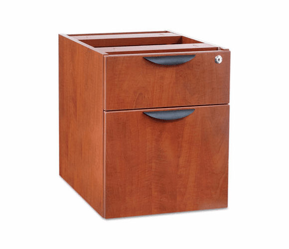 ALEVA552222MC Valencia Series 3/4 Box/File Pedestal, 15-5/8 x 20-1/2 x 19-1/4, Medium Cherry By ALERA