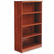 ALEVA635632MC Valencia Series Bookcase, 4 Shelves, 31-3/4w x 12-1/2d x 55h, Medium Cherry By ALERA