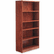ALEVA636632MC Valencia Series Bookcase, 5 Shelves, 31-3/4w x 12-1/2d x 65h, Medium Cherry By ALERA
