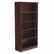ALEVA636632MY Valencia Series Bookcase, 5 Shelves, 31-3/4w x 12-1/2d x 65h, Mahogany By ALERA