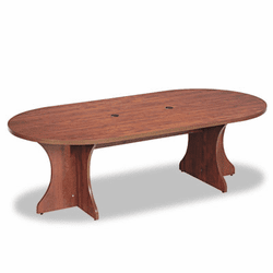 ALEVA72RT9548MC Valencia Series Racetrack Table Top, 95-1/4w x 47d, Medium Cherry By ALERA