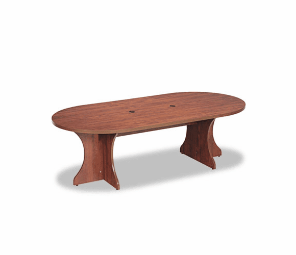 ALEVA72RT9548MC Valencia Series Racetrack Table Top, 95-1/4w x 47d, Medium Cherry By ALERA