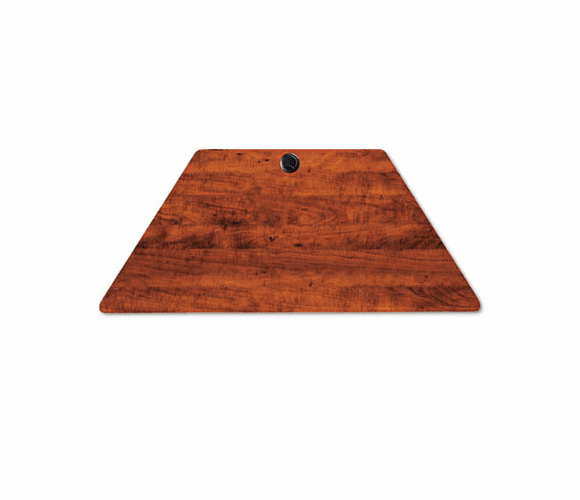 ALEVA72TZ4824MC Valencia Series Table Top, Trapezoid, 48w x 24d, Medium Cherry By ALERA