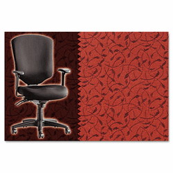 ALEWP41CSWHITOM Wrigley Pro Series High-Back Multifunction Chair, Whirl Tomato By ALERA
