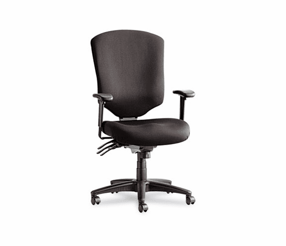 ALEWP41SFB10B Wrigley Pro Series High-Back Multifunction Chair w/Seat Glide, Black By ALERA