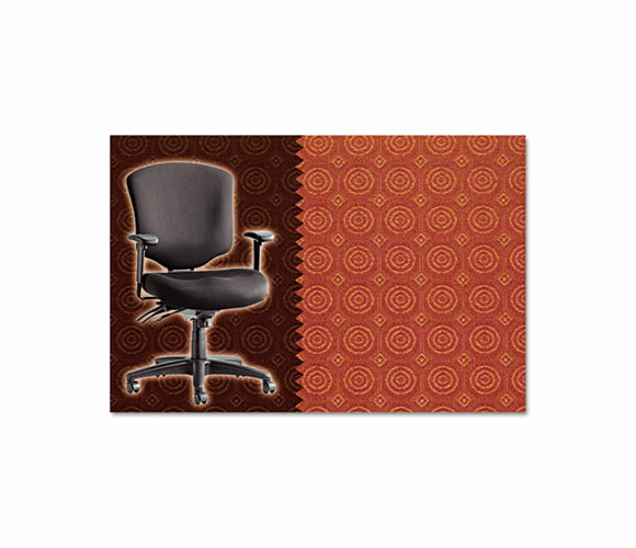 ALEWP42CHCIRDEC Wrigley Pro Series Mid-Back Multifunction Chair, Cirque Deco Coral By ALERA