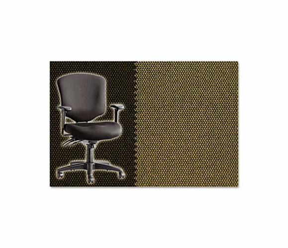 ALEWP42CHSIDCAN Wrigley Pro Series Mid-Back Multifunction Chair, Sidestep Canyon By ALERA