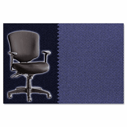 ALEWP42CHSIDNAV Wrigley Pro Series Mid-Back Multifunction Chair, Sidestep Navy By ALERA