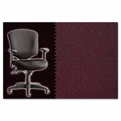 ALEWP42CHSIDRED Wrigley Pro Series Mid-Back Multifunction Chair, Sidestep Red Rock By ALERA
