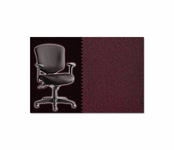 ALEWP42CHSIDRED Wrigley Pro Series Mid-Back Multifunction Chair, Sidestep Red Rock By ALERA