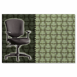 ALEWP42CHTRAMIN Wrigley Pro Series Mid-Back Multifunction Chair, Trapeze Mint Chocolate By ALERA