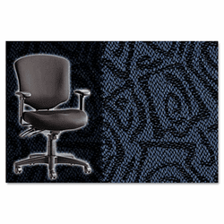 ALEWP42CSABSNAV Wrigley Pro Series Mid-Back Multifunction Chair, Abstract Navy By ALERA