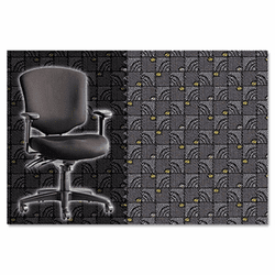 ALEWP42CSTANCHA Wrigley Pro Series Mid-Back Multifunction Chair, Tangent Chambray By ALERA