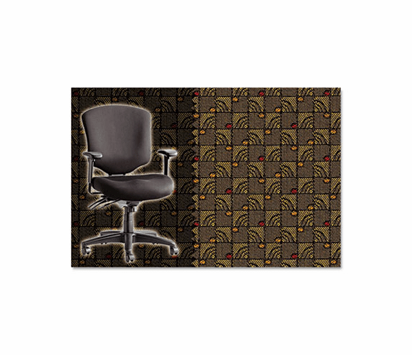 ALEWP42CSTANROU Wrigley Pro Series Mid-Back Multifunction Chair, Tangent Roulette By ALERA