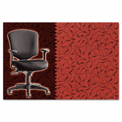 ALEWP42CSWHITOM Wrigley Pro Series Mid-Back Multifunction Chair, Whirl Tomato By ALERA