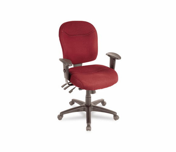 ALEWR42FB30B Wrigley Series High Performance Mid-Back Multifunction Chair, Burgundy By ALERA