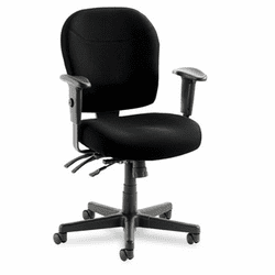 ALEWR42TFB10B Wrigley Series 24/7 High Performance Mid-Back Multifunction Chair, Black By ALERA