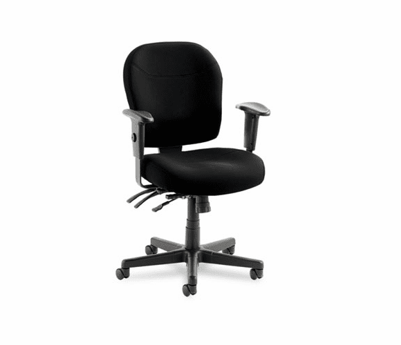 ALEWR42TFB10B Wrigley Series 24/7 High Performance Mid-Back Multifunction Chair, Black By ALERA