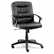 ALEYK42LS10B York Series Mid-Back Swivel/Tilt Chair, Black Leather By ALERA