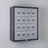 ALM44-230828 Squadron� Cell Phone Locker (16 Doors) By Precision Locker