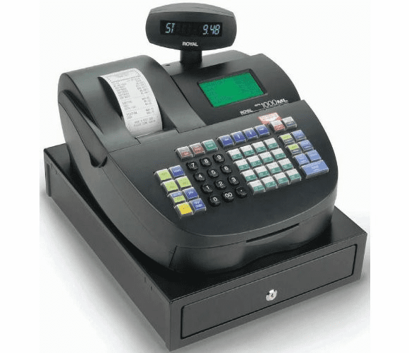 Alpha 1000ML Cash Register By Royal [REFURBISHED]
