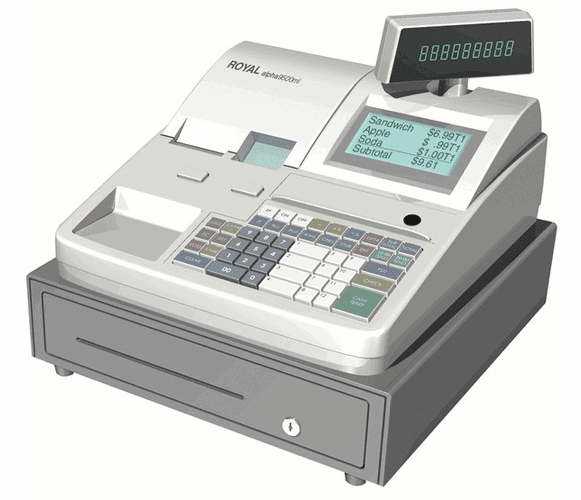 Alpha 9500ML Cash Register Factory Refurbished By Royal