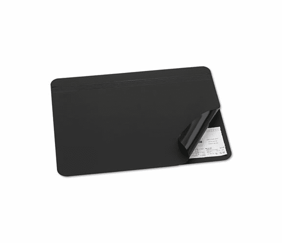 AOP48041S Hide-Away PVC Desk Pad, 24 x 19, Black By ARTISTIC LLC