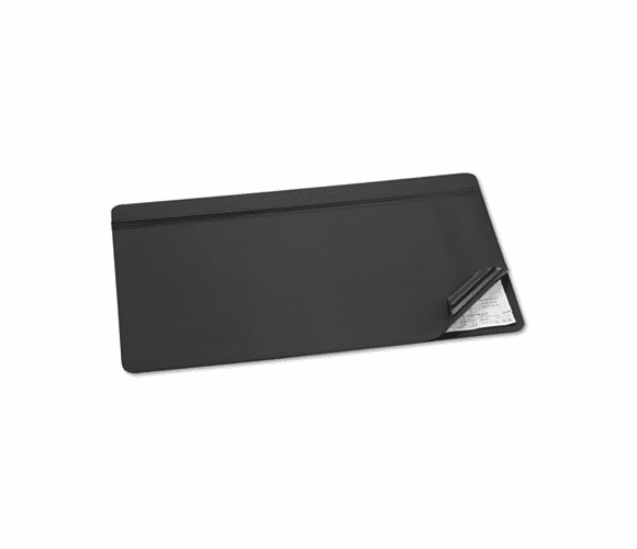 AOP48043S Hide-Away PVC Desk Pad, 31 x 20, Black By ARTISTIC LLC