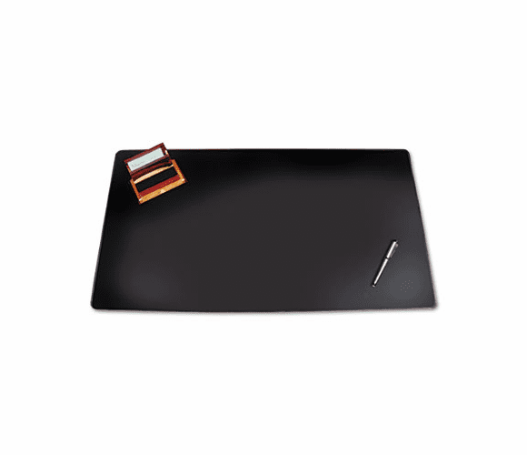 AOP510081 Westfield Designer Desk Pad w/Decorative Stitching, 38 x 24, Black By ARTISTIC LLC