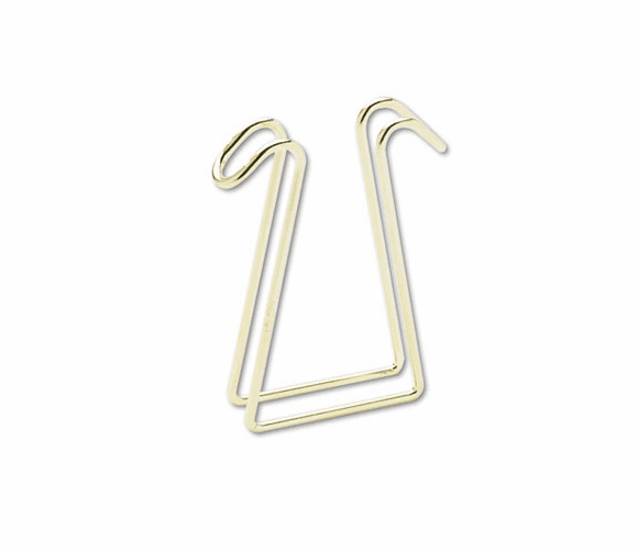 AOPT1309 Coat Clip, Double-Sided Hook, 2 3/4 x 4 3/4, Polished Brass By ARTISTIC LLC