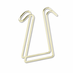 AOPT1309 Coat Clip, Double-Sided Hook, 2 3/4 x 4 3/4, Polished Brass By ARTISTIC LLC