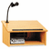 APLS250OK Sound System Tabletop Lectern, 24w x 20d x 14h, Medium Oak By AMPLIVOX PORTABLE SOUND SYS.