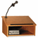 APLS250WT Sound System Tabletop Lectern, 24w x 20d x 14h, Walnut By AMPLIVOX PORTABLE SOUND SYS.