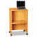 APLS260OK Mobile Lectern Base/AV Cart, 21w x 18d x 33h, Medium Oak By AMPLIVOX PORTABLE SOUND SYS.