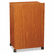 APLS260WT Mobile Lectern Base/AV Cart, 21w x 18d x 33h, Walnut By AMPLIVOX PORTABLE SOUND SYS.