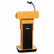 APLS505AMO Executive Adjustable Sound Column Lectern, 21w x 15d x 46-1/2h, Medium Oak By AMPLIVOX PORTABLE SOUND SYS.