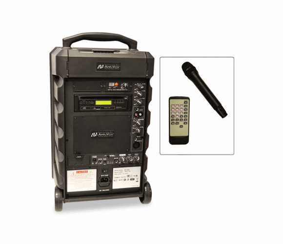 APLSW800 Titan Wireless Portable PA System, 100W Amp By AMPLIVOX PORTABLE SOUND SYS.