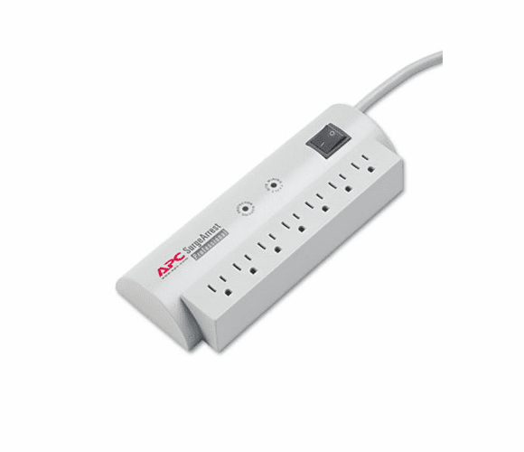 APWPRO7 SurgeArrest Professional Power Surge Protector, 7 Outlets, 6ft Cord By AMERICAN POWER CONVERSION