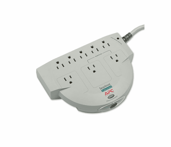 APWPRO8 Professional SurgeArrest Surge Protector, 8 Outlets, 6 ft Cord By AMERICAN POWER CONVERSION